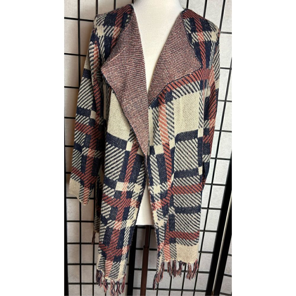 Signature Studio Graphic Print Open Front Cardigan - Picture 2 of 7